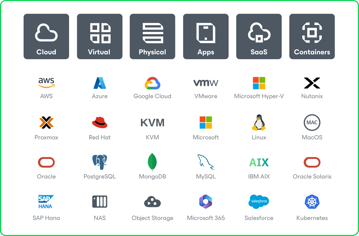 Veeam Data Platform — protected workloads